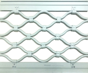 Cửa cuốn khe thoáng - mắc võng, INOX 304