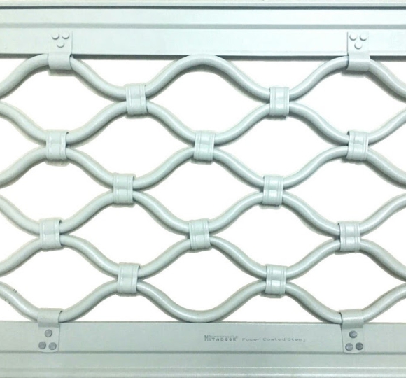 Cửa cuốn khe thoáng - mắc võng, INOX 304