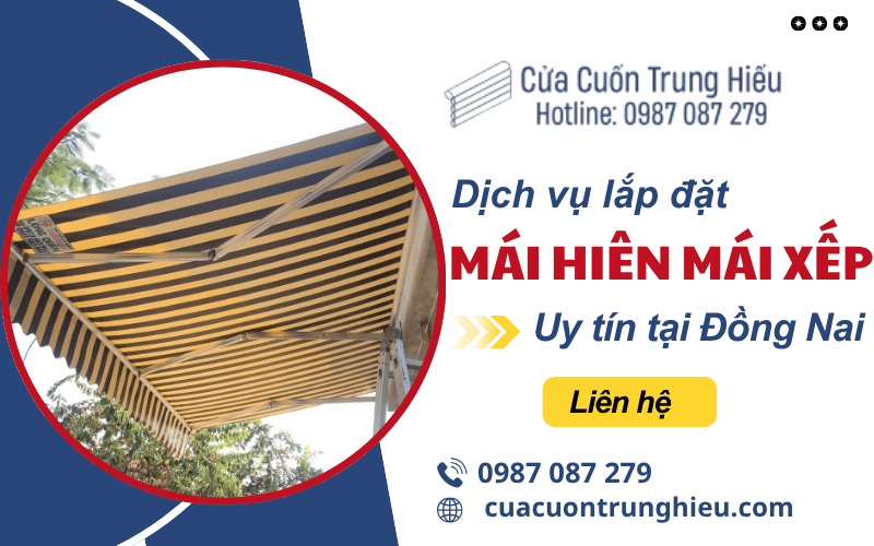 mái hiên mái xếp Đồng Nai