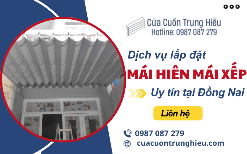 mái hiên mái xếp Đồng Nai
