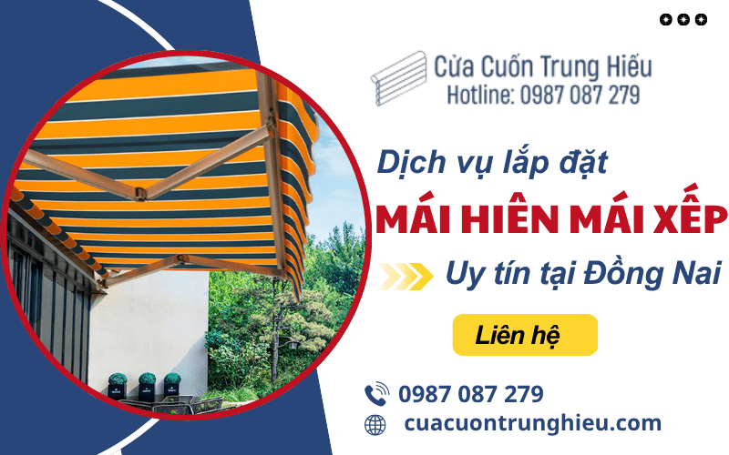 mái hiên mái xếp Đồng Nai