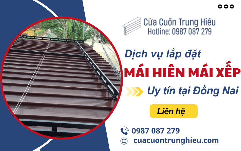 mái hiên mái xếp Đồng Nai
