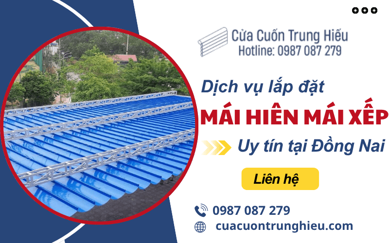 mái hiên mái xếp Đồng Nai